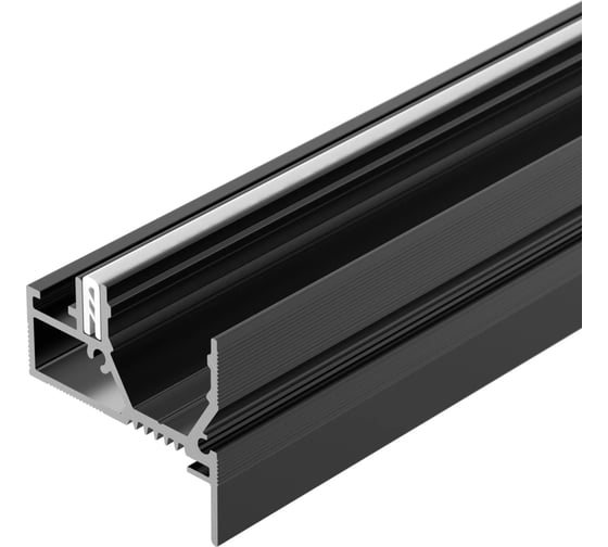 Изображение товара Профиль Arlight STRETCH-20-WALL-D-SIDE-2000 BLACK 2м 042947