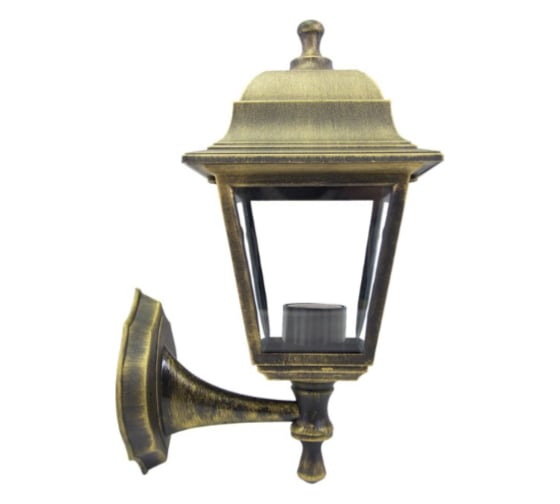 Изображение товара Настенный светильник-фонарь APEYRON бронза, 4-х гранный, прозрачное стекло 11-11БР