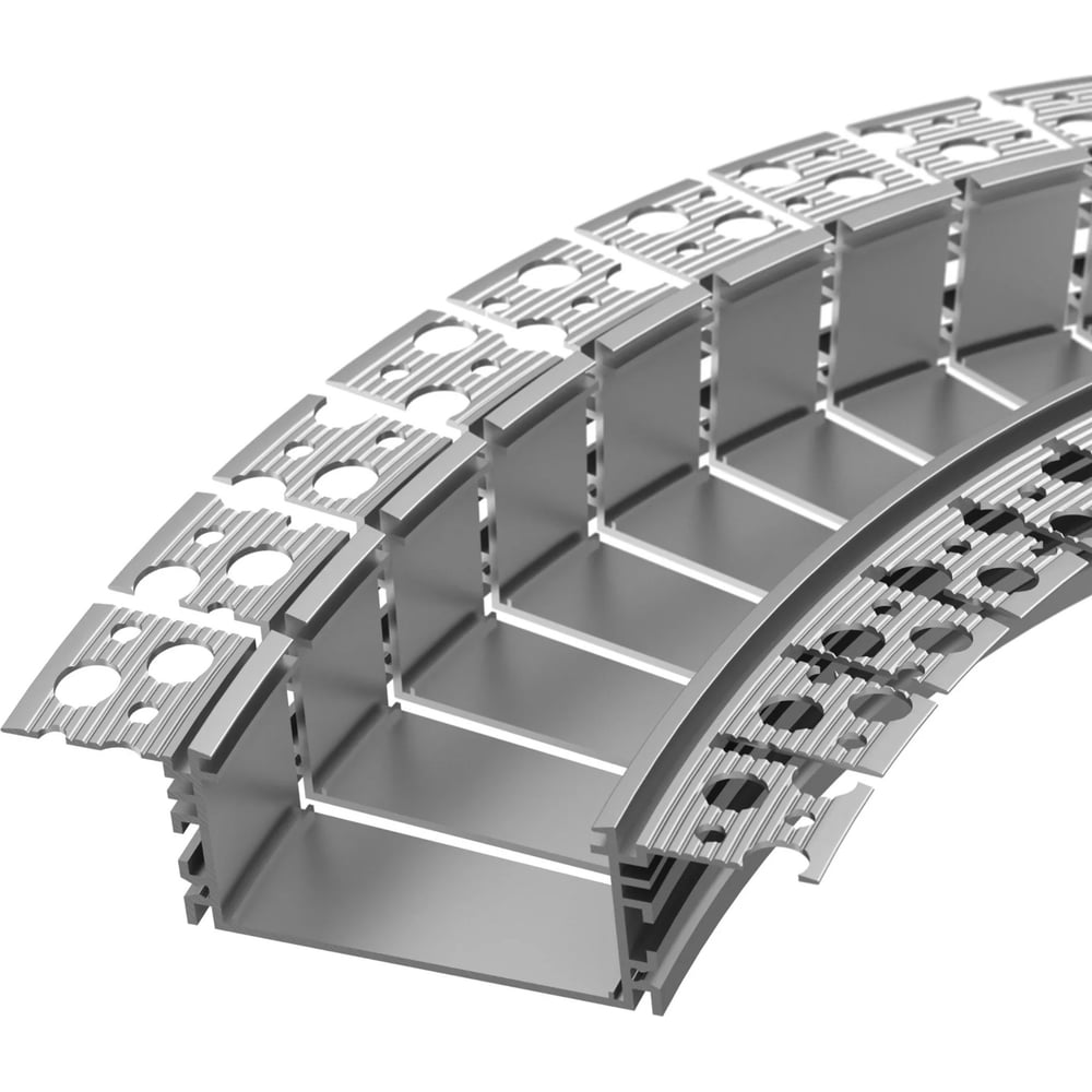 Изображение товара Профиль для подсветки Arlight FANTOM-BENT-W49-SIDE-2000 алюминий IP 20