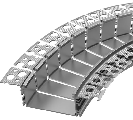 Изображение товара Профиль Arlight FANTOM-BENT-W49-SIDE-2000 ANOD 2м 046423