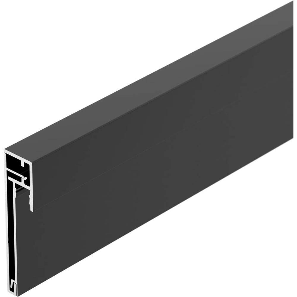 Изображение товара Профиль Arlight PLINTUS-H54B-2000 BLACK для контурной подсветки 2м