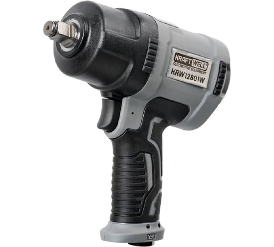 Изображение товара Пневматический ударный гайковерт KraftWell 1/2", 1280 Нм KRW1280IW