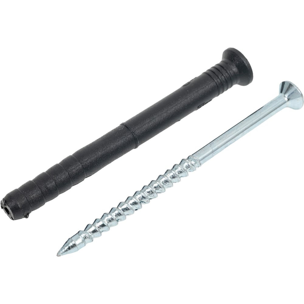 Изображение товара Дюбель-гвоздь (винт) НОВПЛАСТ SML потайн., 8х80 мм, для быстрого монтажа, 50 шт. БП000000692