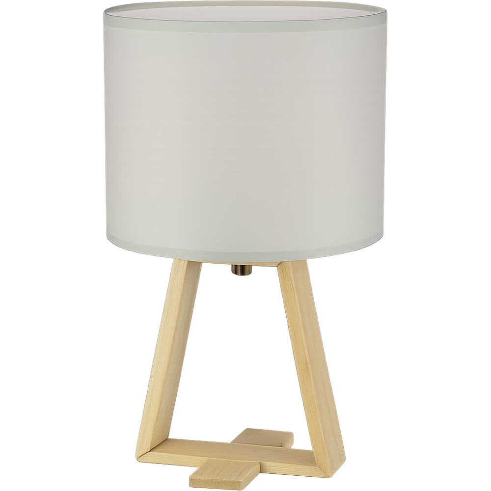 Изображение товара Настольный декоративный светильник Фарлайт wood серый E14 для интерьера