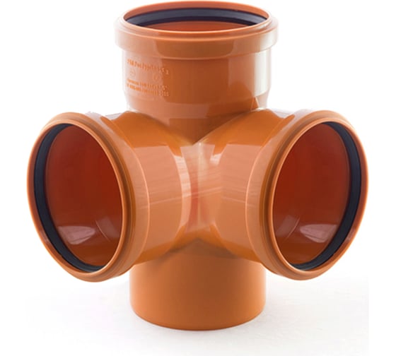 Изображение товара Крестовина наружной канализации RTP 110/110/110, 87 градусов 36552