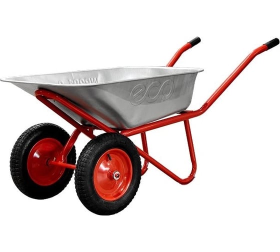 Изображение товара Тачка строительная (90л, 200кг, 2 пневмоколеса 3.25-8) ECO WB201-2