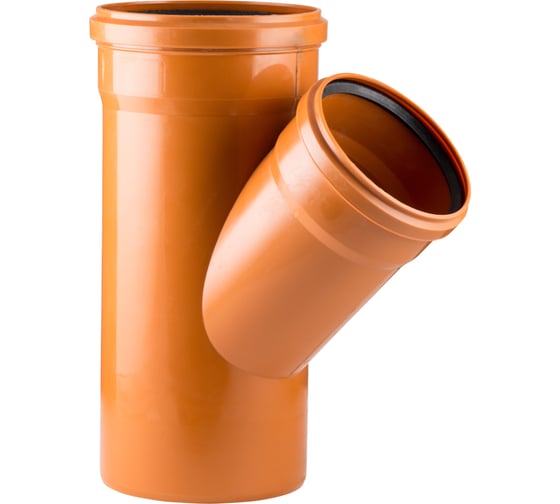 Изображение товара Тройник для наружной канализации RTP D 200х160 мм, 45 град 11693