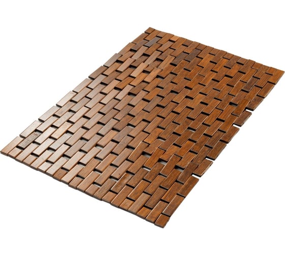 Изображение товара Коврик ПраймДекор бамбук, 40x60 см, коричневый 49040164