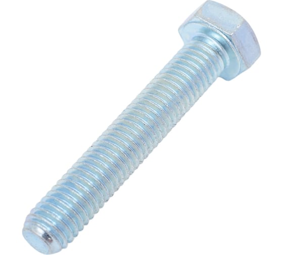 Изображение товара Болт шестигранный НАЮ М8x45 мм, М8-6gx45-45.58.Ц6 ГОСТ 7798-70, цинк, класс прочности 5.8, 50 штук БолтМ8х45