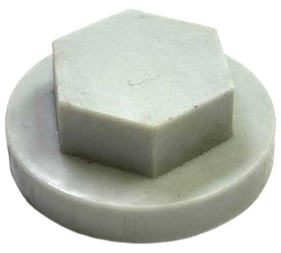 Изображение товара Декоративные колпачки для гаек и болтов НАЮ М10, под ключ 17, 10 шт., цвет серый М10 серый