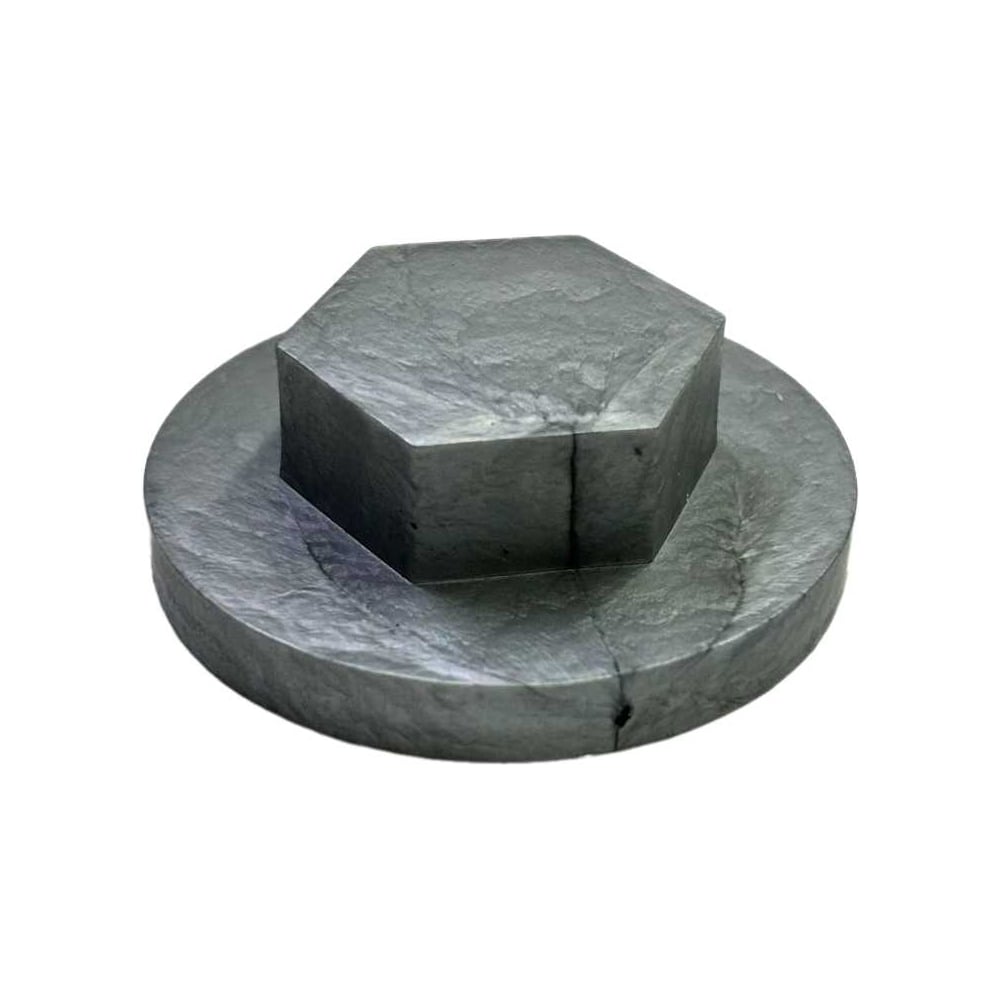 Изображение товара Декоративные колпачки для гаек и болтов НАЮ М20, под ключ 30, 10 шт., цвет серебристый цинк М20цинк