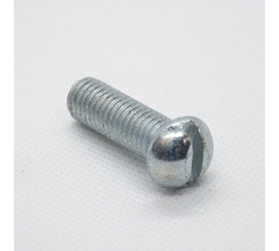 Изображение товара Винт НАЮ М8x16 мм, цинк, ГОСТ 17473-80, полукруглая головка, прямой шлиц, 50 штук Винт8х16