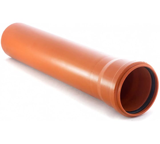 Изображение товара Гладкая труба RTP ПП, класс жесткости SN 4, Д 160 мм, S=4,9 мм, L 2000 мм 11219