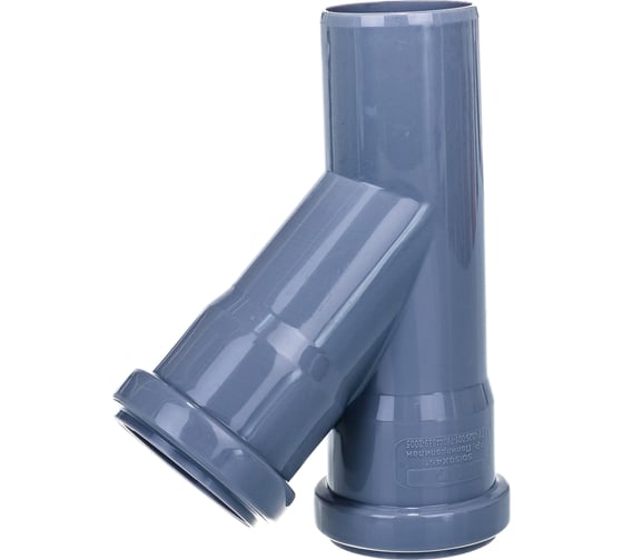 Изображение товара Канализационный тройник RTP D 50х50 мм, 45 град, серый 36561