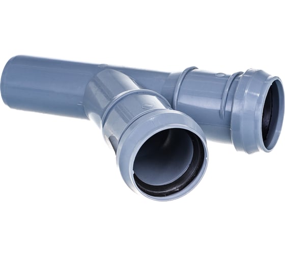 Изображение товара Канализационный тройник RTP D 32х32 мм, 45 град, серый 36427
