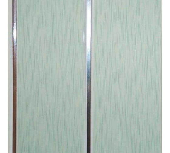 Изображение товара Вагонка DeKOR panel лак Соффито 2 Хром штрих зеленый, 10 шт/уп 00-00004312