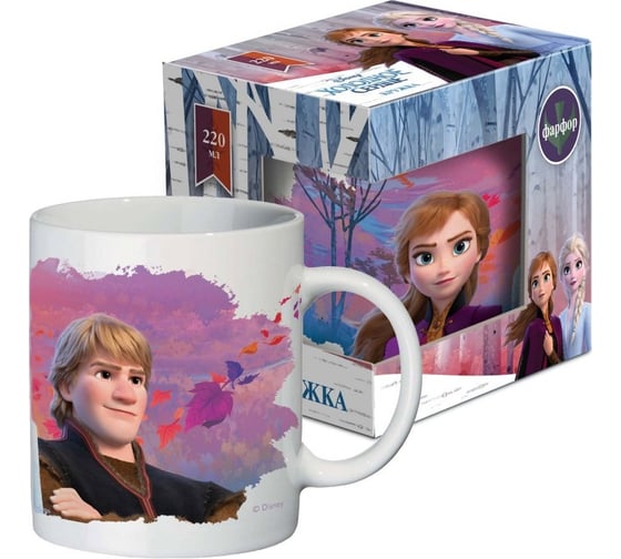 Изображение товара Кружка в подарочной упаковке ND Play Холодное сердце 2, Дизайн 6, 220 мл, фарфор 292598