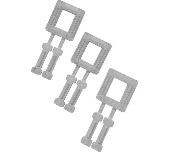 Изображение товара Пряжка для ПП ленты ВОЛГА ПОЛИМЕР полипропиленовая, 1000 штук Т1808