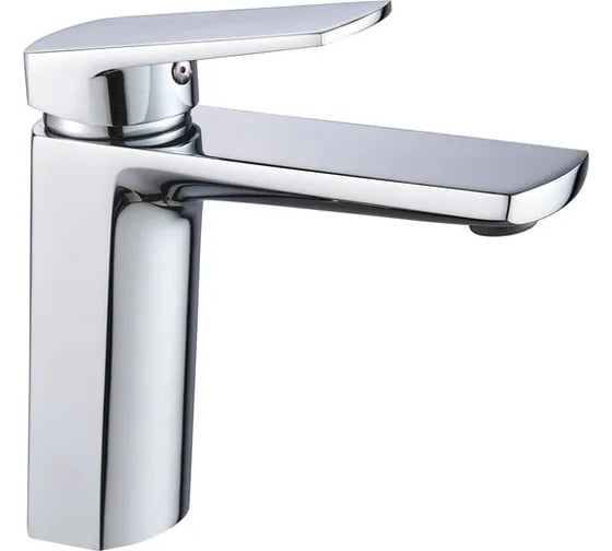 Изображение товара Смеситель для умывальника/раковины OUTE, цвет хром, материал латунь, высота 171 мм, крепление на гайке, керамический картридж 35 мм T10601