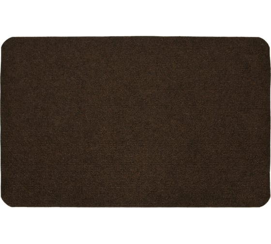 Изображение товара Коврик влаговпитывающий Vortex ребристый "Slim", без борта, подложка tpr, 50х80 см, коричневый 24387