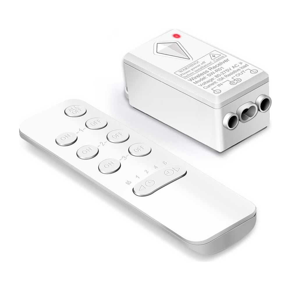 Изображение товара Пульт дистанционного управления GRITT Practic 3 клавиши с таймером и радиореле 1000 Вт