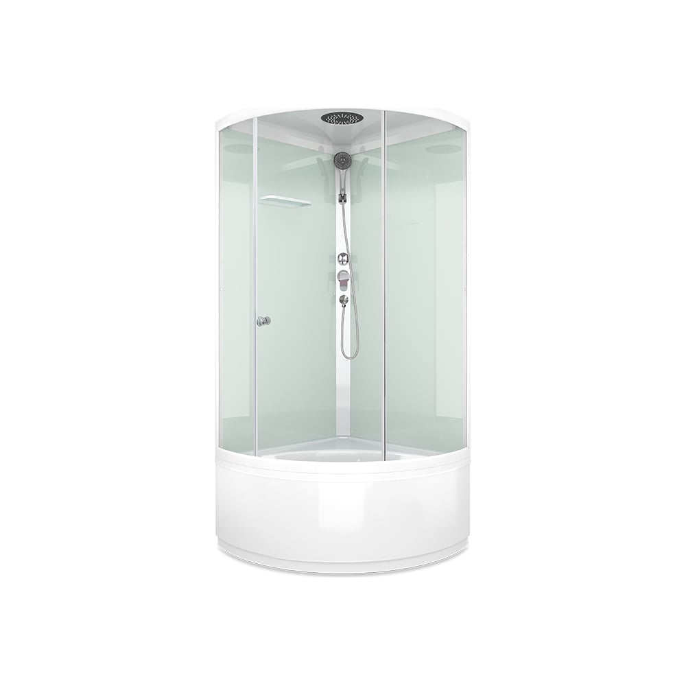 Изображение товара Душевая кабина Melodia della vita JIVE 90x90 со стеклом и высоким поддоном