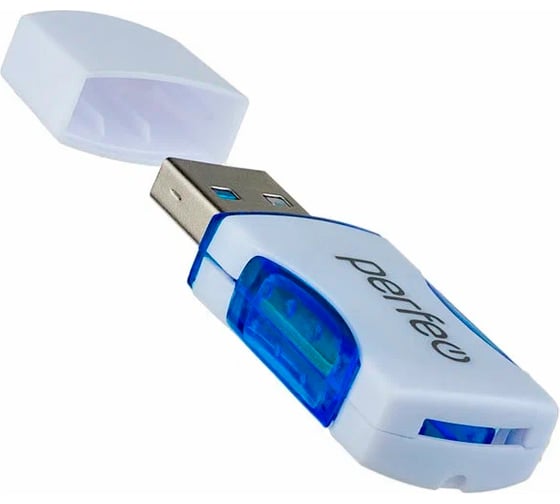 Изображение товара Card Reader PERFEO Micro SD синий 30016047