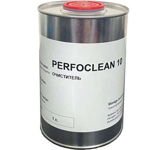 Изображение товара Очиститель и разбавитель для систем на основе полиуретанов, полихлоропренов, винилхлоридов и некоторых каучуков Perfotak PERFOCLEAN 10 банка 1 л PFLC10001