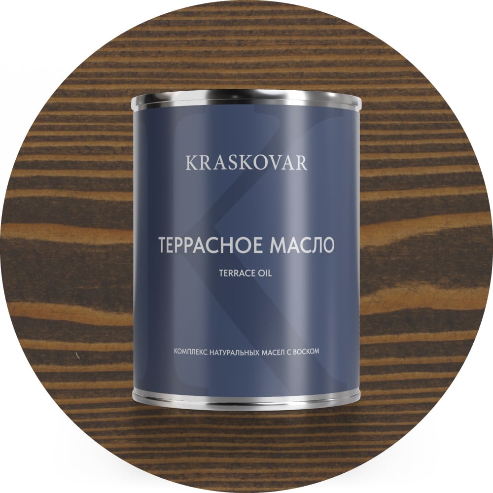 Изображение товара Масло террасное Kraskovar Палисандр 0,75л 1123