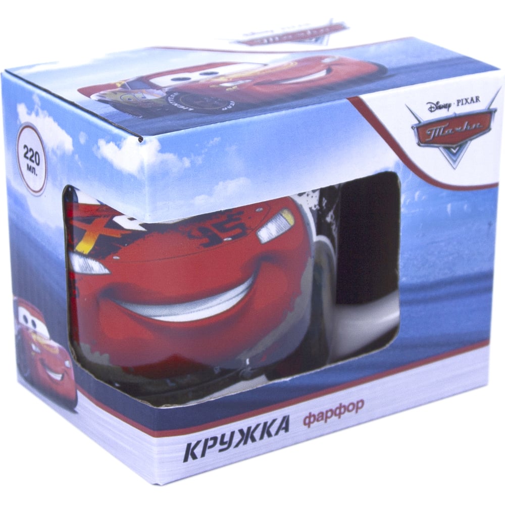 Изображение товара Кружка в подарочной упаковке ND Play Тачки 220 мл фарфор с дизайном персонажей