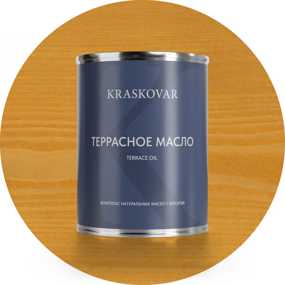 Изображение товара Масло террасное Kraskovar Ель 0,75л 1131 Изображение товара Масло террасное Kraskovar Ель 0,75л 1131