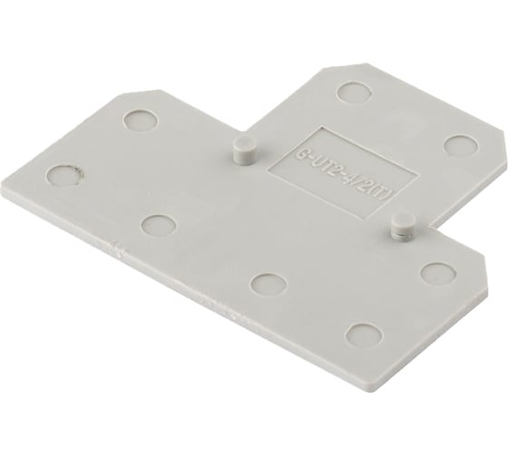 Изображение товара Заглушка для двухуровневых клемм JXB-4/35 и JXB-4/35L EKF PROxima серая 50 шт sak-2-4-35