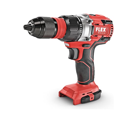 Изображение товара Двухскоростная аккумуляторная дрель-шуруповерт FLEX DD 2G 18.0-EC C 491225