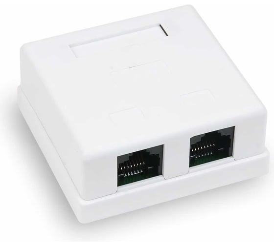 Изображение товара Компьютерная розетка REXANT -2RJ-45 CAT5e 03-0151