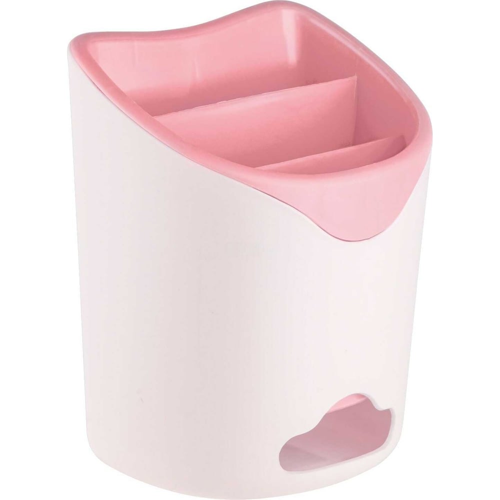 Изображение товара Подставка для столовых приборов PERFECTO LINEA бело-розовая 34-118161