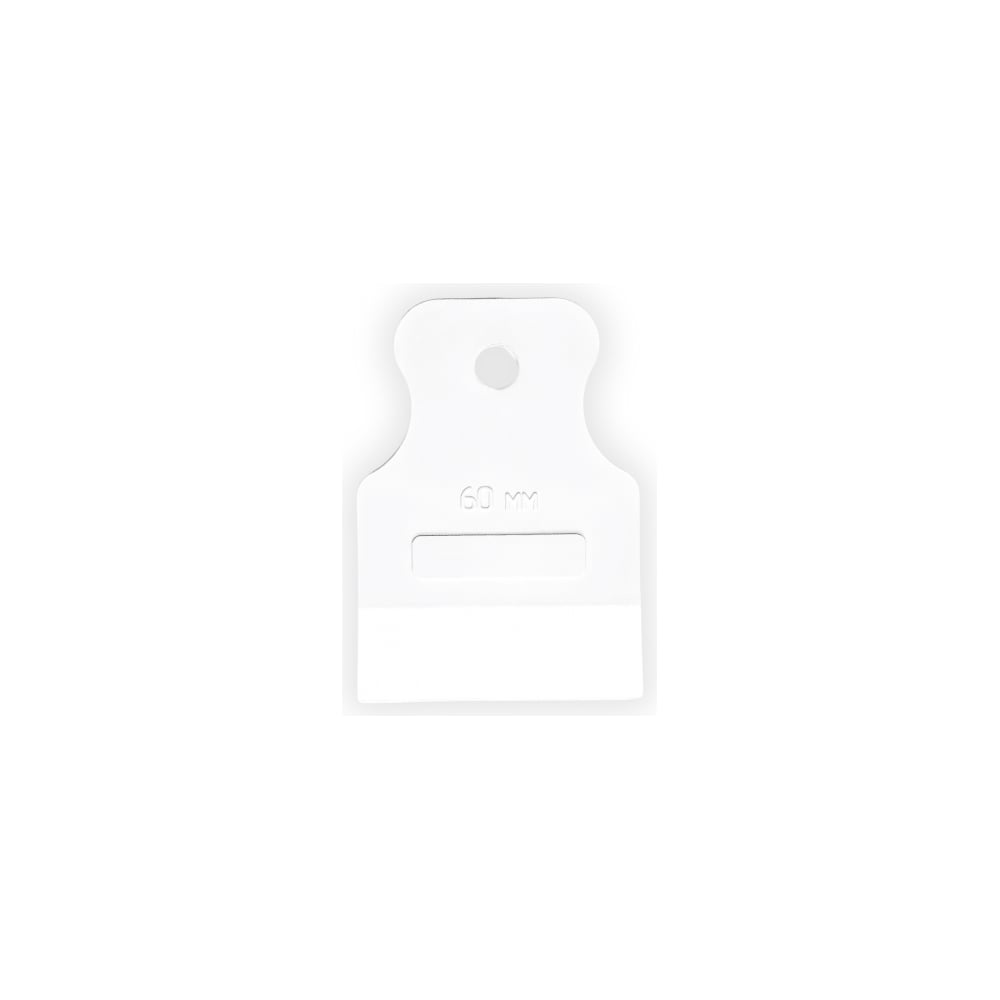 Изображение товара Шпатель ZTR Эконом белая резина, 60 мм 1009