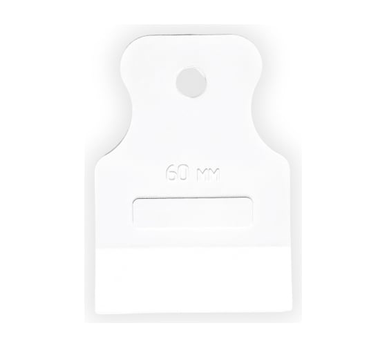 Изображение товара Шпатель ZTR Стандарт белая резина, 60 мм 1015