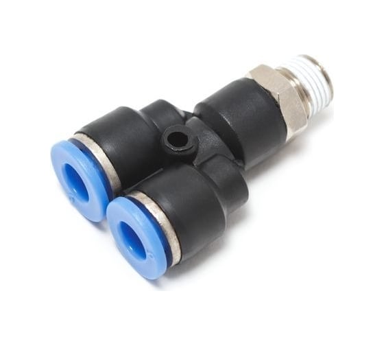 Изображение товара Фитинг Partner y-образный для пластиковых трубок 6мм с наружной резьбой 1/8" SPX06-01(9365) PA-SPX06-01(9365)