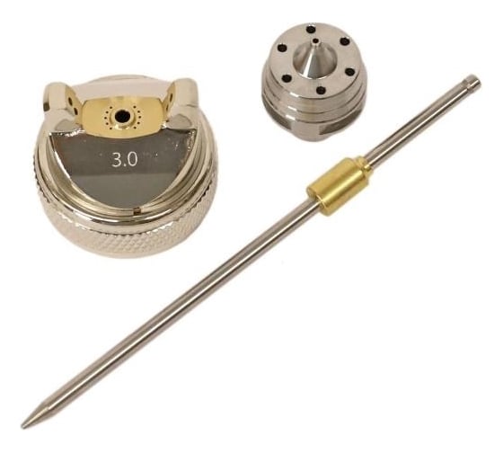 Изображение товара Комплект сменный для 827 серии (игла + дюза 3.0 мм + голова) Русский Мастер РМ-389825