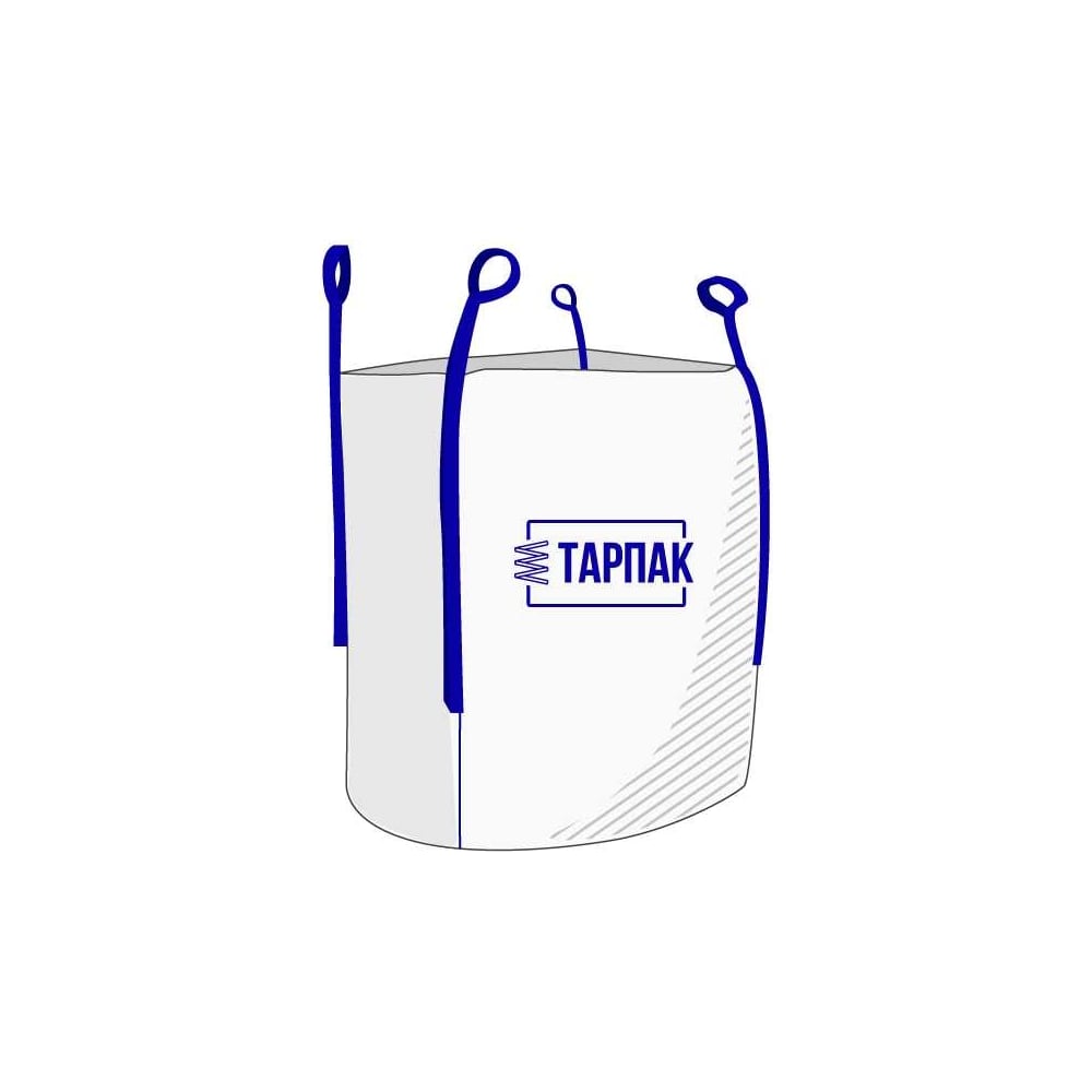 Изображение товара Биг Бэг 95x95x180 см, 4 стропы, верх открытый, низ глухой, 25 шт Тарпак S95H180V1N1L4M2