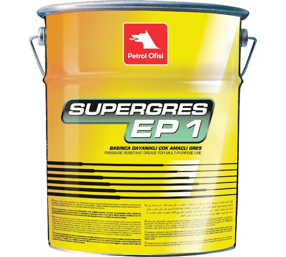 Изображение товара Смазка Petrol Ofisi SÜPER GRES EP 1, 15 кг 400000686