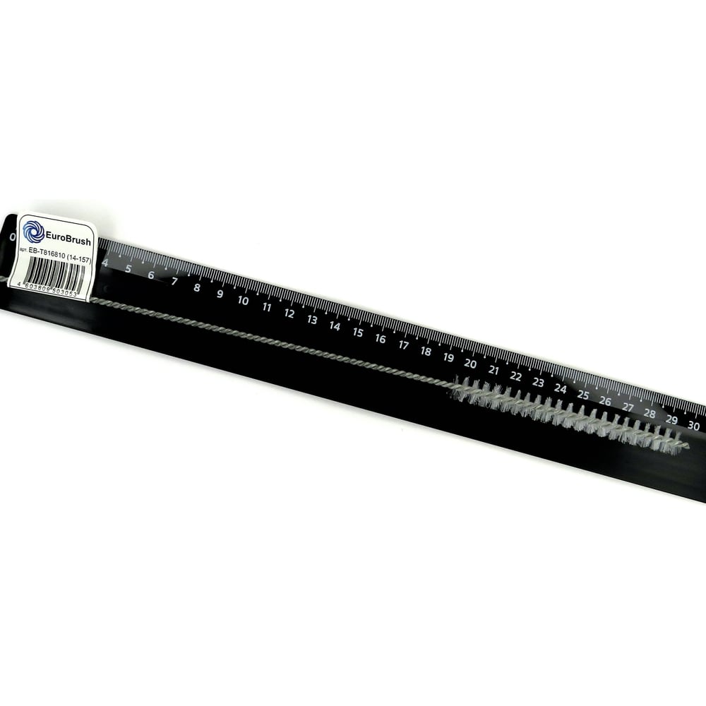 Изображение товара Щетка ерш EuroBrush Д10x100x300 с хвостиком и кольцом нейлоновая щетина