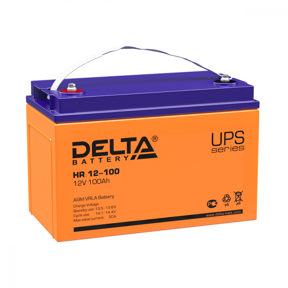 Батарея аккумуляторная DELTA батарея delta 12v 7 2ah hrl 12 7 2 x