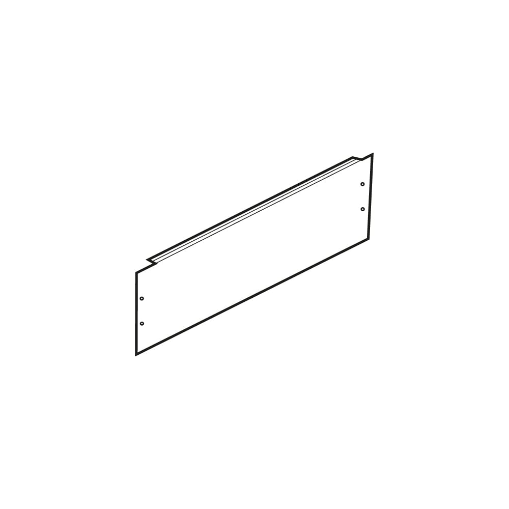 Изображение товара Фальш-панель TDM ELECTRIC для ВРУ 150х450 мм глухая сталь серый