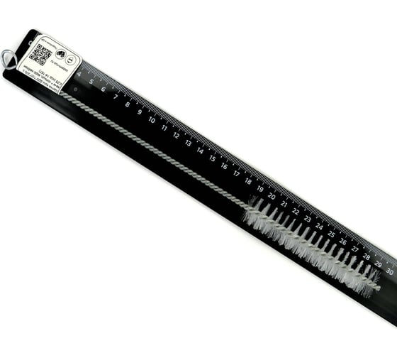 Изображение товара Щетка ерш EuroBrush Д20x100x300 с хв-м + кольцо, ворс нейлон 0,25 (код 14-167) EB-T816820