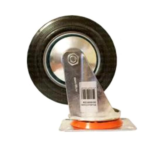 Изображение товара Колесо большегрузное обрезиненное поворотное без тормоза (200х50 мм; г/п 200 кг) EURO-LIFT 00-00001256