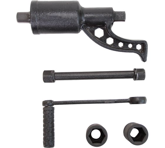 Изображение товара Ручной механический гайковерт с редуктором Car-Tool 1:68 4800 Нм с головками CT-6022