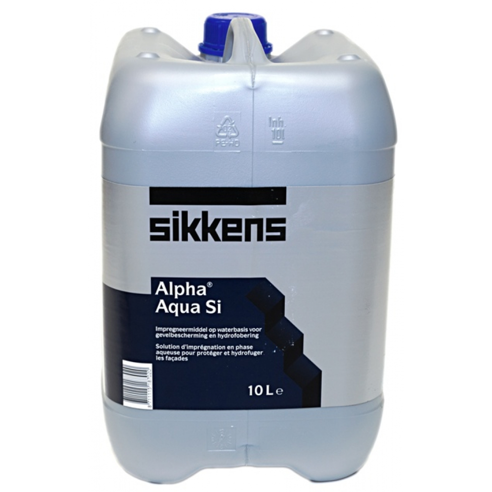 Гидрофобный грунт sikkens alpha aqua si для цоколей и фасадов 10л 5006884 - фото 1