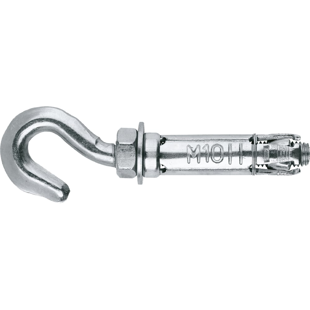 Изображение товара Анкер-гильза с крюком Партнер AC-GA M10x60 мм, D16, ZN, 2 шт.