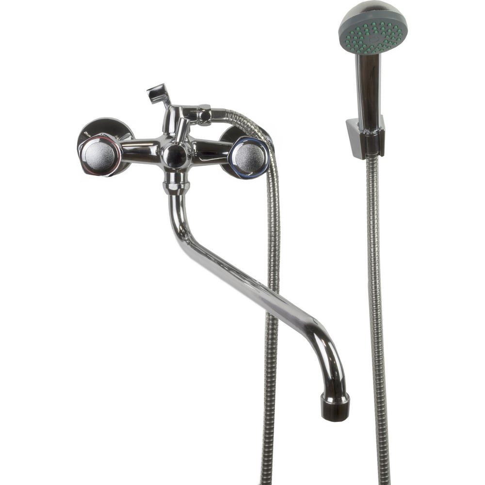 Изображение товара Двуручковый смеситель для ванны AQUAVISTA AX 800-02 с поворотным изливом